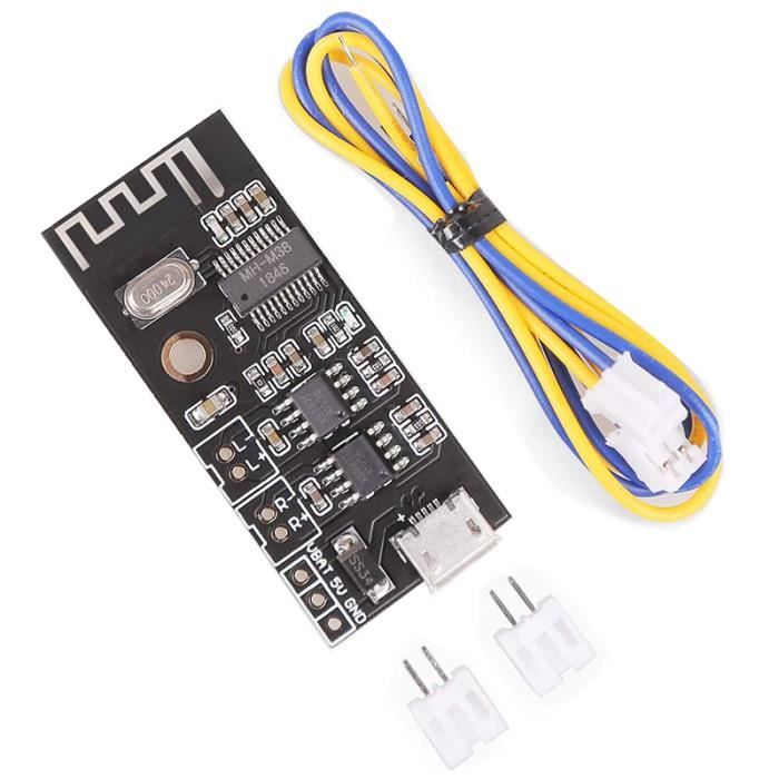 Carte Ampli Bluetooth 5W+5W - Module Stéréo 4.2 - Alimentation 5V - Pour Haut-parleurs DIY