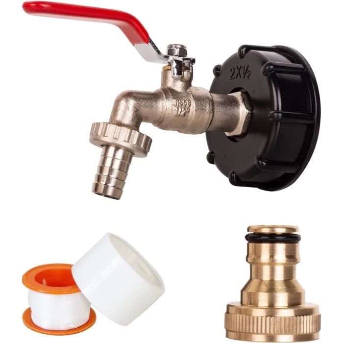 Adaptateur IBC - Non Spécifié - Robinet Cuve 1000L - Laiton