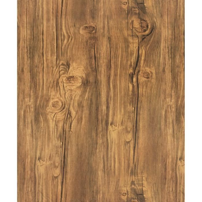 papier-peint-eois-autocollant-marron-aspect-bois-42-x-1000-cm