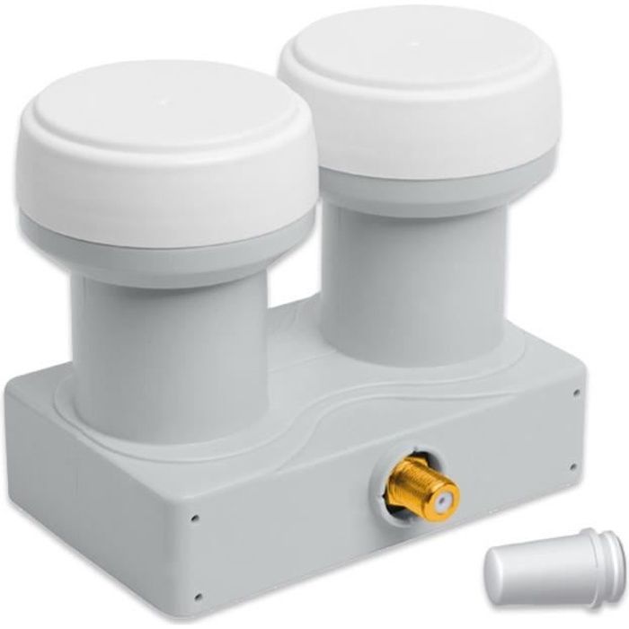 LNB Monobloque Diavolo Megasat - Para Astra 19.2° Y Hotbird 13.0°, Single (un Receptor), 0.1 DB