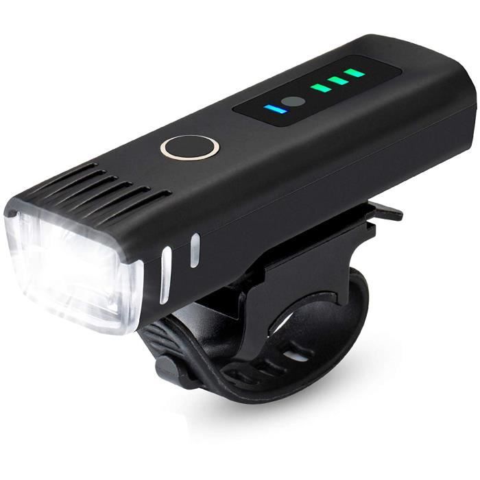 Éclairage Avant Vélo LED Rechargeable SWAREY - Détection Automatique - 4 Modes - Étanche - VTT Cycliste