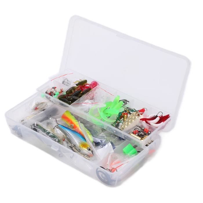 SZYDD Lot de 100 leurres de pêche artificiels souples - Appâts de vers SZYDD Lot de 100 leurres de pêche artificiels souples - Appâts de vers