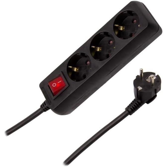 Multiprise 3 Prises Ip44 Avec Câble D'Alimentation 5 M[u1430