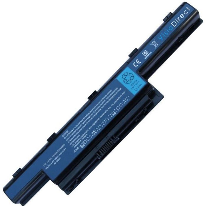 Batteria Vhbw Compatibile Per Acer Aspire V3-571, V3-771G – 4400mAh, 11,1V, Li-Ion – Sostituisce AS10D31, AS10D3E, LC.BTP00.123 - 3