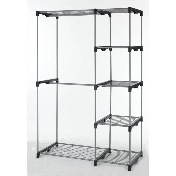 Closet Organizer Storage Rack Portable Clothes Hanger Home Garment Closet Organizer Storage Rack Portable
