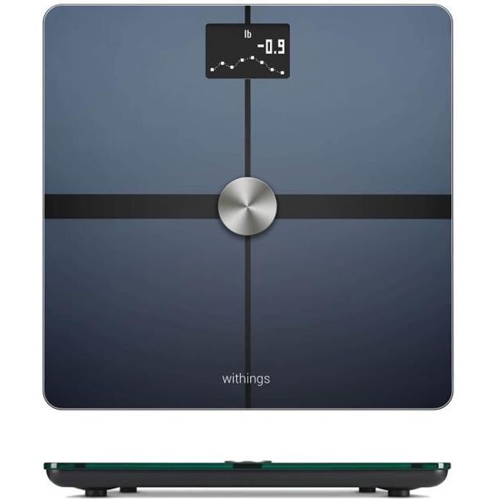 Balance connectée Wifi et Bluetooth 8 Utilisateurs Body+ Withings - Noir
