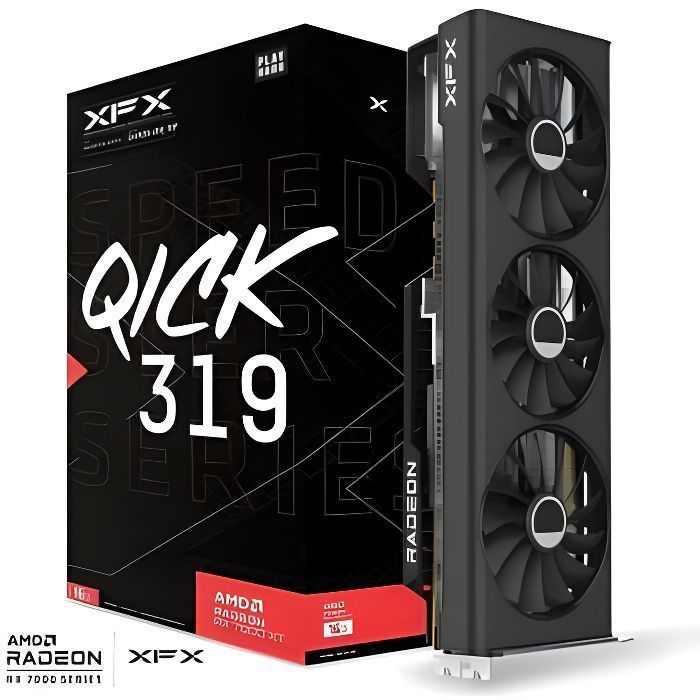 Carte graphique – XFX – Speedster QICK 319 – Radeon RX 7800 XT – 16 Go – PCI Express 4.0 x16