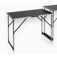 Lot de 3 tables à tapisser - MEISTER - Tables multifonctions - En aluminium - Hauteur réglable-1