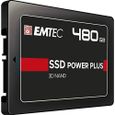 EmtecECSSD480GX150 - Carte SSD Interne - 2.5'' - SATA - Collection X150 Power Plus - 3D NAND - 480 GB ECSSD480GX150-1