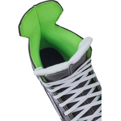 Patin à Glace Roces RH1 Garçon - Taille Ajustable 35-38 - Pour Hockey, Noir