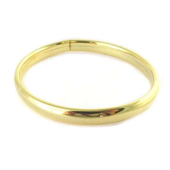 Lot De 3 Bracelets Demi-jonc Entrelacés Plaqué Or 18K 5 Microns - 66 Mm, Couleur 3 Or - Neuf Dolly-Bijoux, Avec étiquettes !