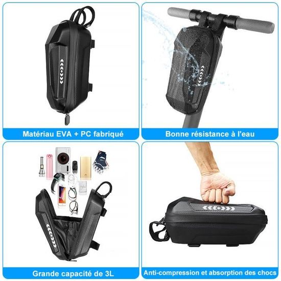Porte-Bagages Arrière Pour Trottinette Électrique - Support Stable, Capacité De Charge Élevée