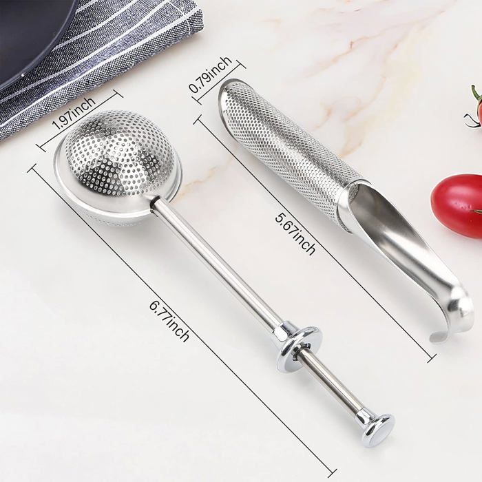 2pcs boule a the, infuseur thé, filtre à thé, Infuseurs à Thé en Acier Inoxydable avec Poignée Longue et Courbée, Filtre à Thé Durable et Sans Odeur pour Tasses pour Thé en Vrac, Épices 2pcs boule a the, infuseur thé, filtre à thé, Infuseurs à Thé en Acier Inoxydable avec Poignée Longue et Courbée, Filtre à Thé Durable et Sans Odeur pour Tasses pour Thé en Vrac, Épices