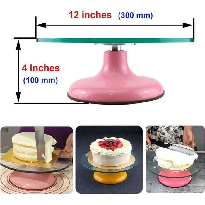 Plat à gâteau sur pied en porcelaine 330 mm