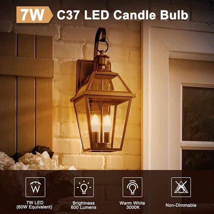 Ampoule LED E14 - forme flamme C37