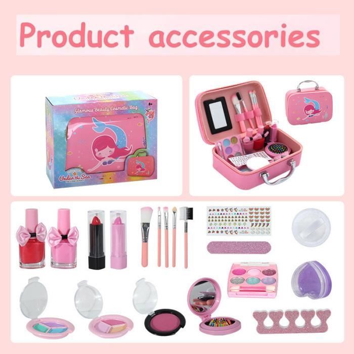 Trousse faux maquillage enfant fille jouet imitation cosmétique 10  accessoires rose Teamson Kids - N/A - Kiabi - 41.99€