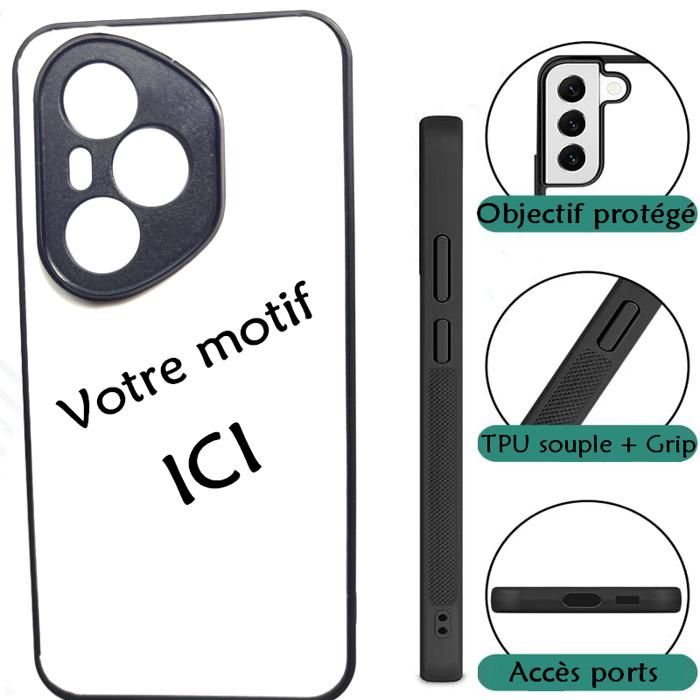 Coque noire pour Redmi Note 14 PRO 5G et PRO PLUS motif elephant