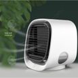 INN® Mini refroidisseur d'air d'humidification Climatiseur de bureau portable Refroidisseur d'air à ions négatifs USB-2
