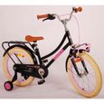 Vélo pour enfants Volare Excellent - Filles - 18 pouces - Noir - Frein à main et à rétropédalage - Garde boue-2