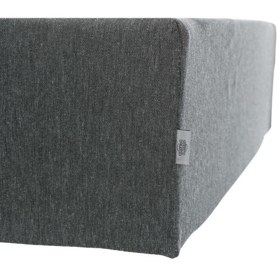 Coussin Vital Bendson 75 × 50 cm gris foncé/gris clair