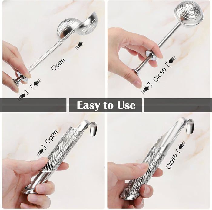 Acier Inoxydable Boule À Thé Infuseur Maille Fine Tamis Passoires À Thé Raide Lâche Feuille Thé Acier Inoxydable Boule À Thé Infuseur Maille Fine Tamis Passoires À Thé Raide Lâche Feuille Thé