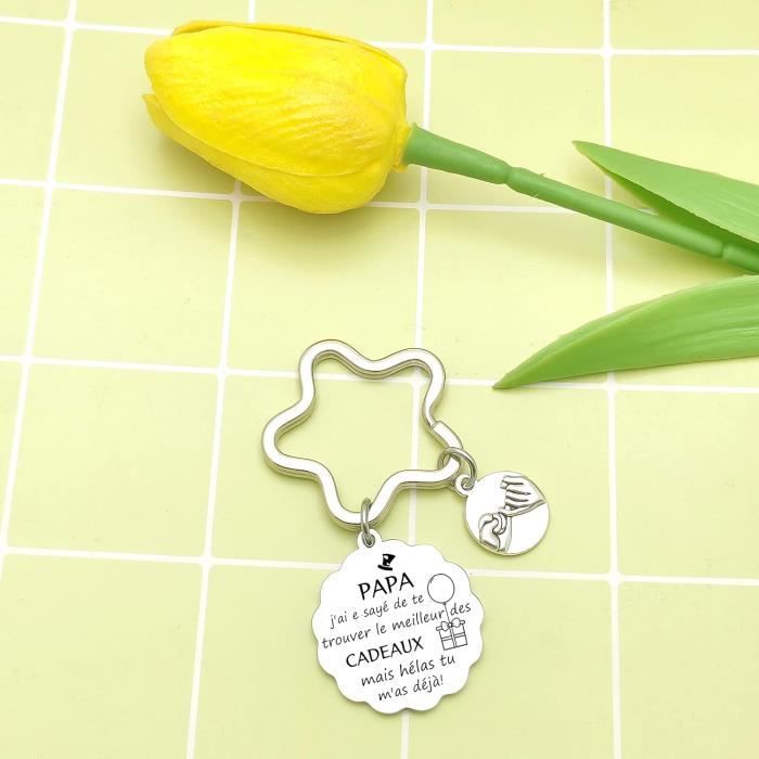 Cadeau Noel Grand-Père: Porte-Clef Papy Personnalisé - Idée Originale Pour Anniversaire Et Fête Des Grands-Pères