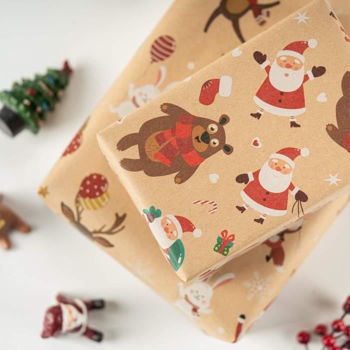 60 Feuilles Papiers De Soie De Noël, Papier D'Emballage De Noël Feuilles Papier  Soie Noël Pour Fête De Noël Anniversaire Mar[x153] - Cdiscount Beaux-Arts  et Loisirs créatifs