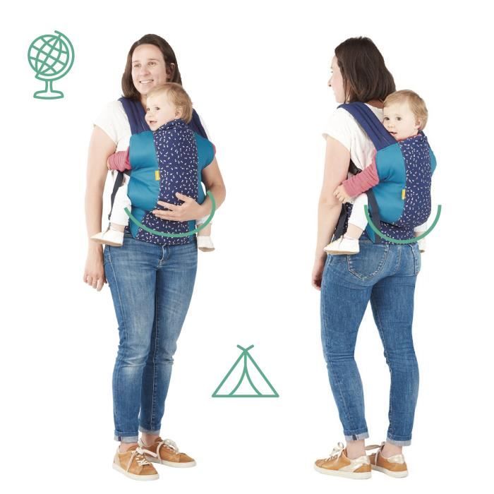 Porte bébé physiologique dorsal hot sale