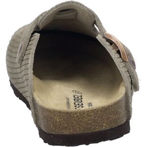 Sabot cuir et bois femme Cdiscount