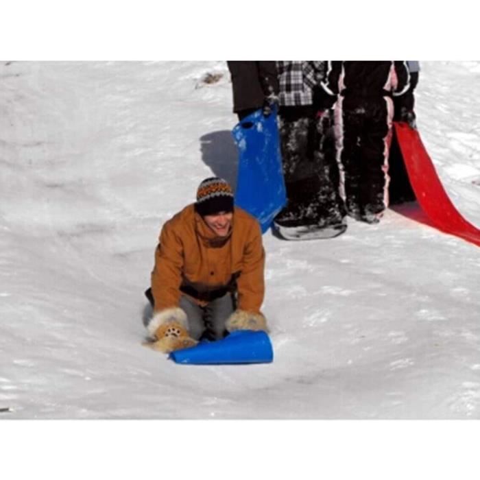 RiToEasysports Traînements à Neige, Luge de Traîneau à Neige avec Corde de  Traction pour la Neige de Descente en Plein Air pour Les Enfants Adultes