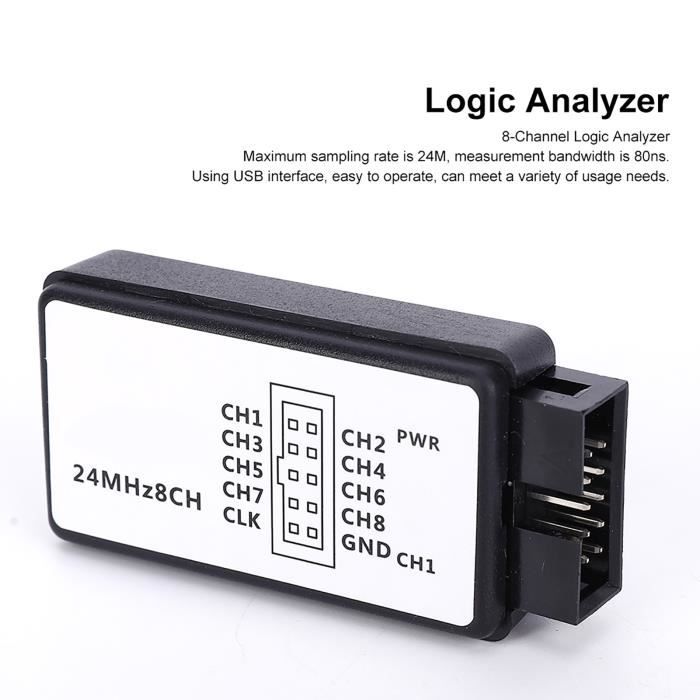 Analyseur Logique USB 8 Canaux • Pour Développement ARM Et FPGA • Outil De Débogage