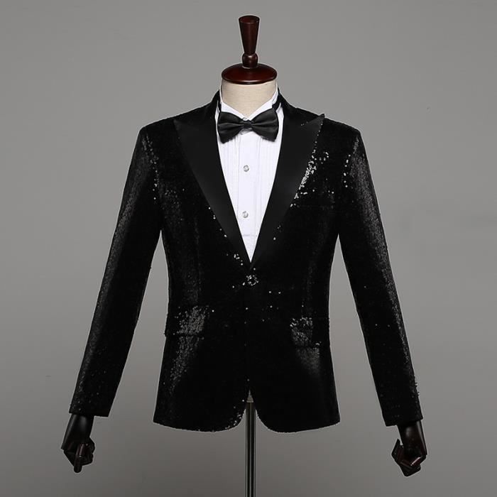 Veste homme KJEHOME Costume danse slim Veste piece brillante Veste hommes mode Vetement Masculin Or Or Cdiscount Pret a Porter