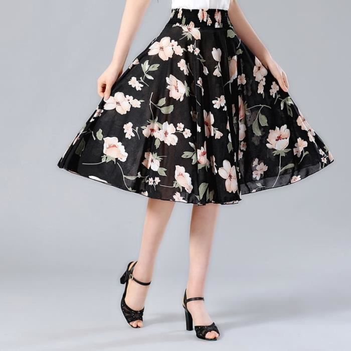 Jupe vintage taille sale haute