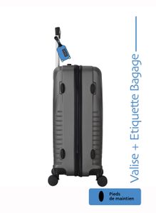 Étiquettes D'identification Pour Bagages - Lot De 4 - En Plastique - Neuf