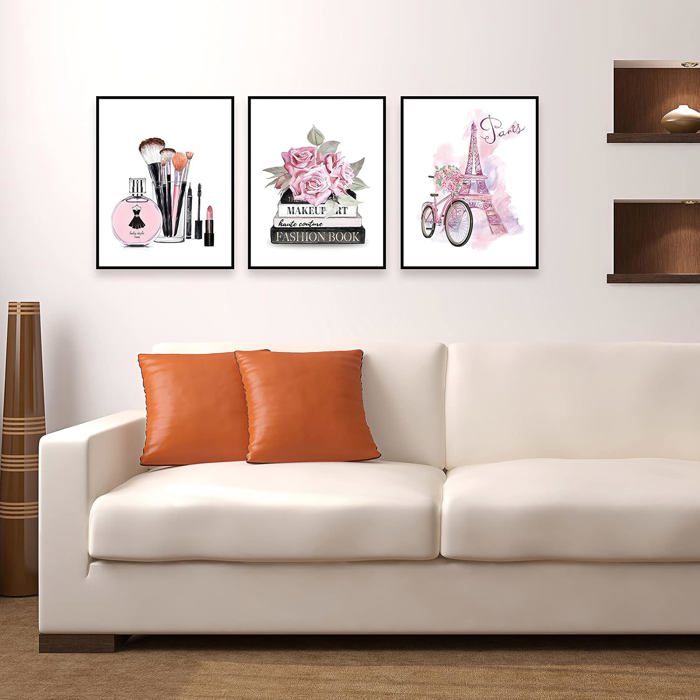 Décoration murale en métal minimaliste abstraite pour femme - Art mural simple - Dessin au trait - Sculptures murales