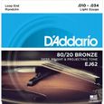 DADDARIO EJ62 Jeu de cordes en bronze pour mandoline-0