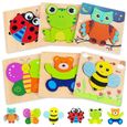 Felly Jouet Bebe - Puzzles en Bois, Jouets Montessori Enfant 1 2 3 4 Ans, Bébés Animaux Jeux Educatif Apprentissage, Puzzle à Encastrements, avec Cadre | Votre wishlist sur