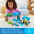 Fisher-price Wonder Makers Coffret de Construction la Maison Sur la Plage, Jouet pour Enfant Dès 3 Ans, Gfj13-0