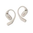 SHOKZ OpenFit Écouteurs Bluetooth sans Fil-Casque Audio avec Micro Intégré-Confort aux Oreilles Libres Léger-Recharge Rapide-Beige-0