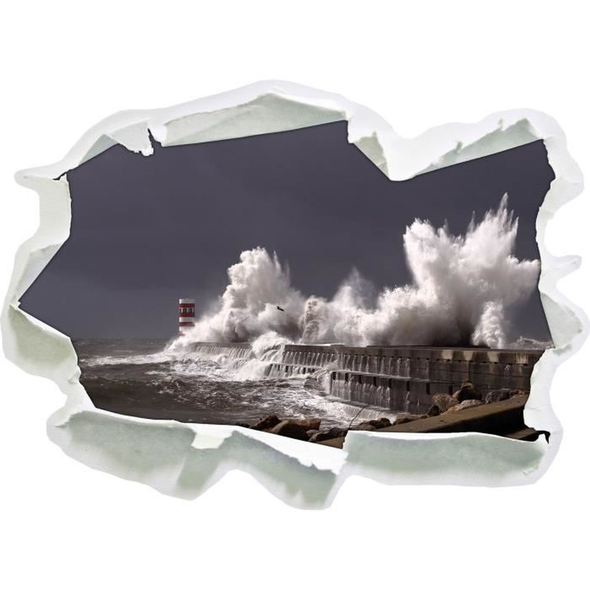 Get Wallpaper Tempete Cotiere Vagues De L Ocean Falaise Papier 3d De Taille De Free