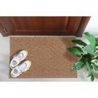 Tapis intérieur extérieur - NAZAR RUGS - 60x90 cm - Effet jute - Beige