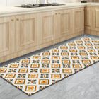 YSINOBEAR Tapis de Cuisine - MERKMAK - Tapis Motifs Imprime - Lavable et Absorbant - Antidérapant - 80x200cm