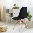 SOFAREVA Chaise Oslo de Salle à Manger | Chaise de Bureau et de Salon Design Rétro Scandinave | Chaise Salle d'Attente