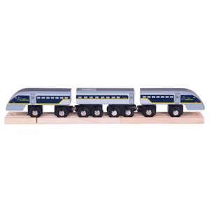 UNIVERS MINIATURE Train Eurostar E320 en bois BigJigs Jouets - Garag
