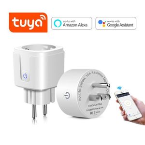 PRISE Plug ue - Tuya - Prise intelligente Wifi EU US Hom