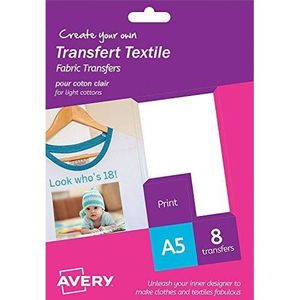 Papier transfert pour textiles clairs