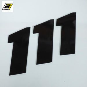 Autocollant Plaque Immatriculation Moto Pack De 3 Autocollants
