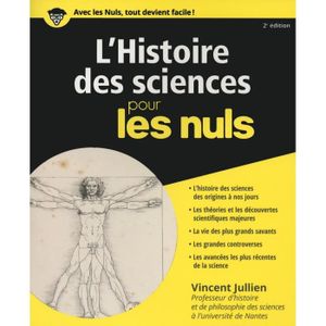 LIVRE PARAMÉDICAL First - L'histoire des sciences pour les Nuls, 2èm