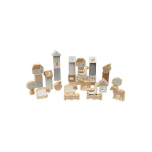 BOÎTE À FORME - GIGOGNE Set de cubes en bois Ferme Jollein 18 X 18 cm - Jo