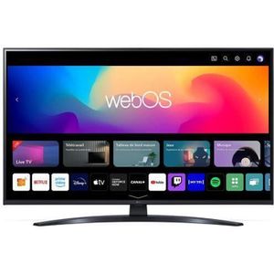 Téléviseur LCD LG TV LED 43UR81 108 cm 4K UHD Smart TV 2023 Noir 